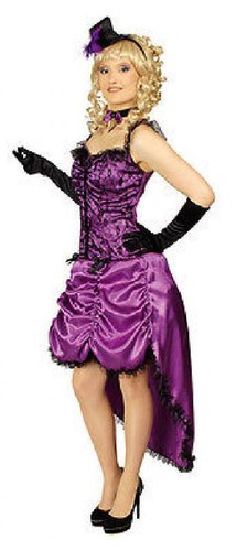 Saloonlady cancan kostüm - saloonlady,