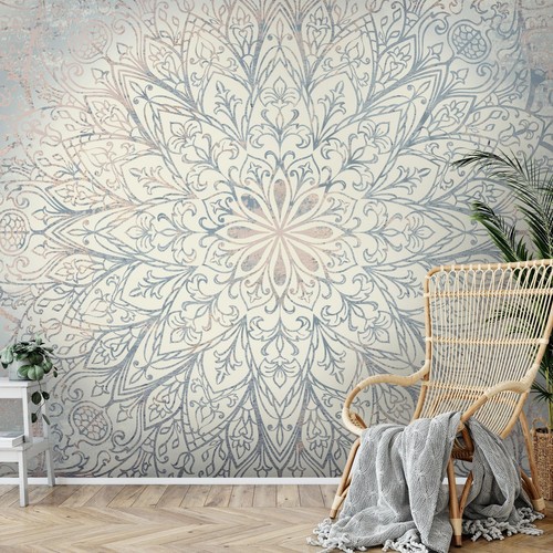 Fototapete mandala wohnzimmer - mandala,