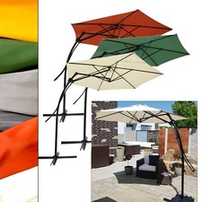 Ampelschirm,Hebel-Mechanik,Sonnenschirm,Ø 2,7m Gartenschirm Marktschirm Schirm