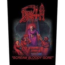 DEATH - Scream Bloody Gore Rückenaufnäher Backpatch DEATH METAL