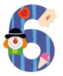 Sevi clown nummer - nummer, 6,