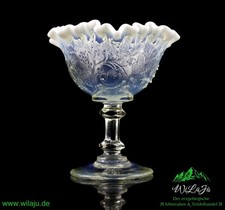 Sammlerobjekt Fussbecher - Tafelgarnitur Spätbiedermeier Glasfabrik Fenner Hütte