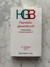 HGB Handelsgesetzbuch