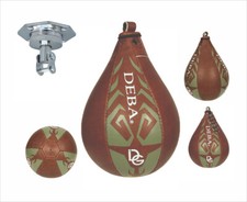 Deba® Speedball Leder Boxen Punchingball Boxbirne Schlagbirne Boxball DE