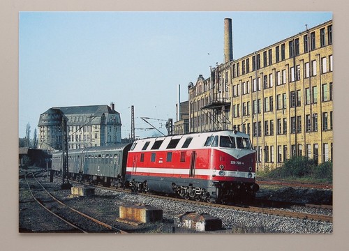 Postkarte diesellokomotive - postkarte,