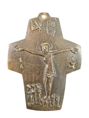 Vintage bronze kreuz - vintage,
