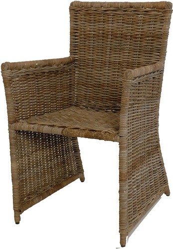 Sessel aus natürlichem rattan - natürlichem,