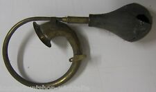 Antike Oldtimer Messing Hupe Horn Ballhupe Signalhorn beschädigt 