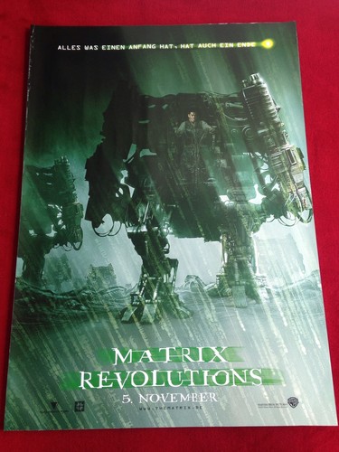 Matrix revolutions kinoplakat - revolutions,