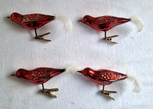 Christbaumschmuck vögel set - christbaumschmuck,