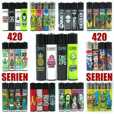 Clipper Feuerzeuge 420 Sets Viele Serien Weed Slogan, Plantz, Leaves, Cogollitos