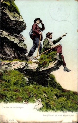 Schweiz bergführer in den - in,