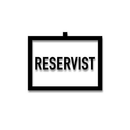 Taktische zeichen reservist - taktische,