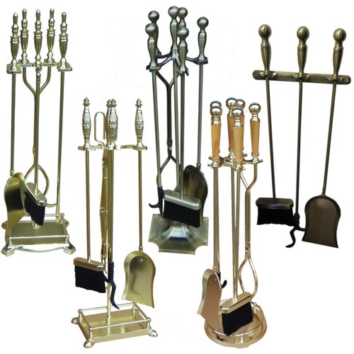 Kaminbesteck kago messing - kaminbesteck,