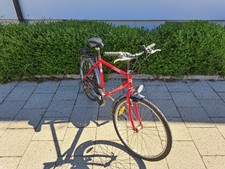 Rotes herrenfahrrad zoll - 26,