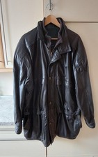 Jacke Parka Daniel Hechter Leder Gr. 56 Dunkelbraun Guter Zustand