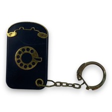 Telefon Adressbuch Schlüsselanhänger Vintage Retro Mini Notizblock Rar