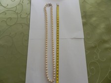 Perlenkette echtschmuck 835 Silber Verschluß Perlex antik