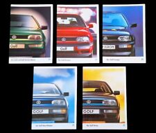 5x VW GOLF III 3 Europe Savoy New Orleans Avenue Movie Prospekt Sammlung C2