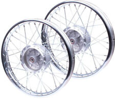 2x Rad Speichenrad Felge Simson S51 S50 KR51 Schwalbe S70 Chrom Star 1,6x16 SR4