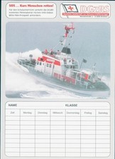 Stundenplan DGzRS, Seenotrettungsboot - 10748061
