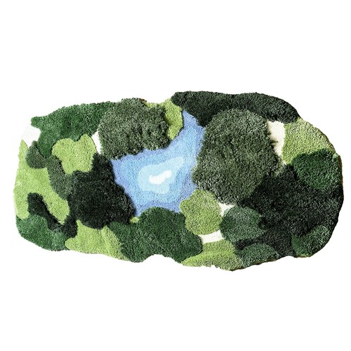 Thrilrug moos teppich shag - thrilrug, 3d