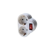 1x Schuko Doppelstecker