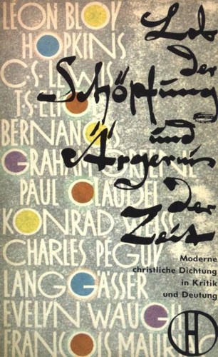 Lob der schöpfung und - lob,