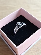 Pandora Prinzessin Ring Gr.58 Silber 925er. Rarität 