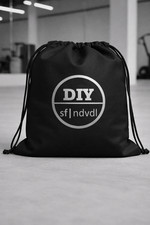 Gymbag schwarz im Wunschdesign