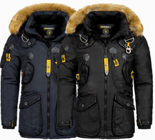 Geographical Norway Herren Winter Jacke FVSB Parka Outdoor Mantel Luxus AGAROS