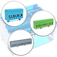 Sammelklemme für Hutschiene Schutzleiter Verteilerklemme Klemmen Nulleiter PE N