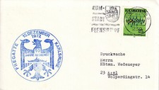 Schiffspost Fregatte Karlsruhe