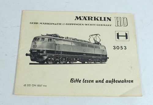 Märklin 3053 lok 103 - 3053, e-lok
