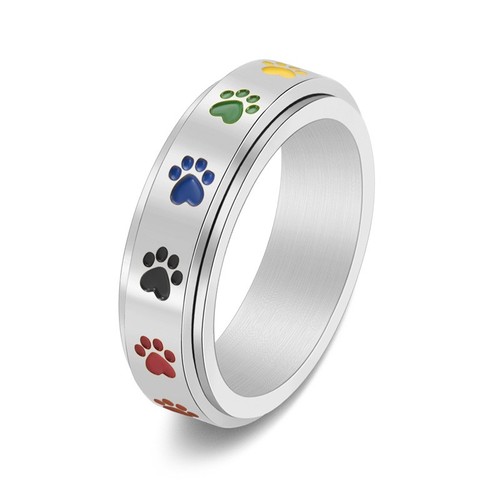 Edelstahl spinner ring mit - edelstahl-spinner-ring,