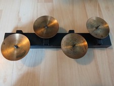 Kerzenhalter für 4 Kerzen aus Metall, 1970er Jahre DDR