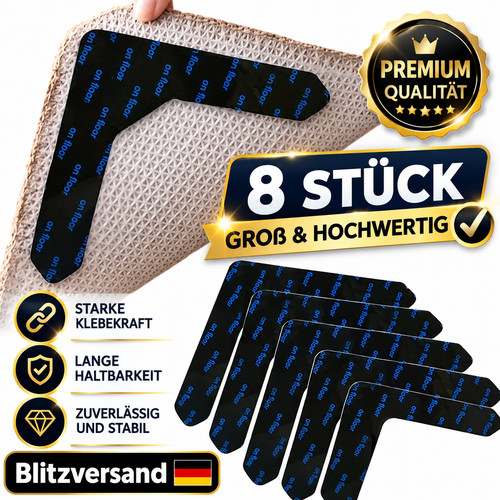 Anti rutsch teppich - rutsch, ecken