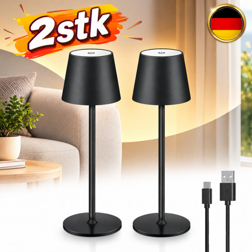 Dimmbar led akku tischleuchte - akku,