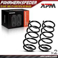 2x Federn Fahrwerksfeder Hinten für Smart Cabrio City-Coupe Fortwo 450 1999-2006