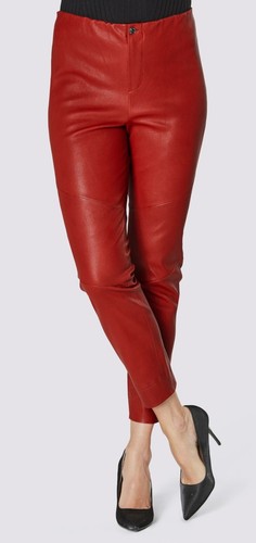 Lederleggings rot heine - lederleggings,