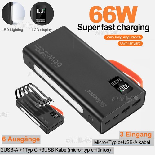 Powerbank 1000000mah 66w usb - powerbank,