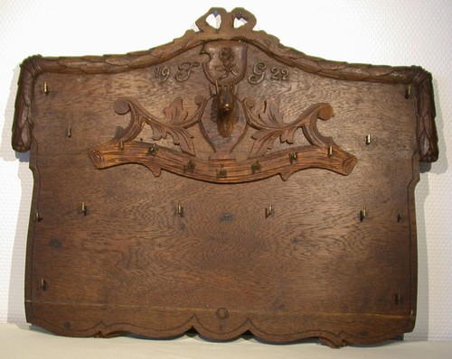Altes schlüsselbrett 1922 - schlüsselbrett,