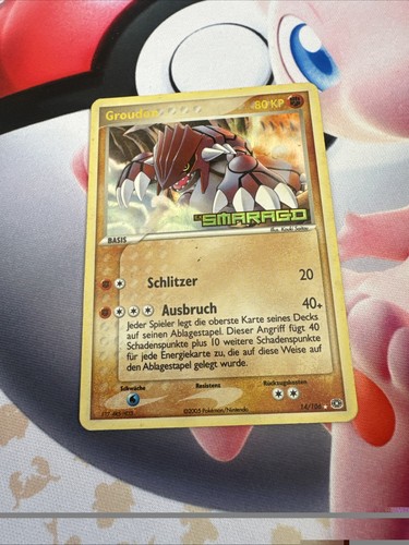 Pokémon groudon emerald - groudon, ex