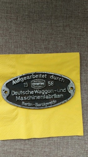 Waggonschild lokschild dwm - waggonschild/,