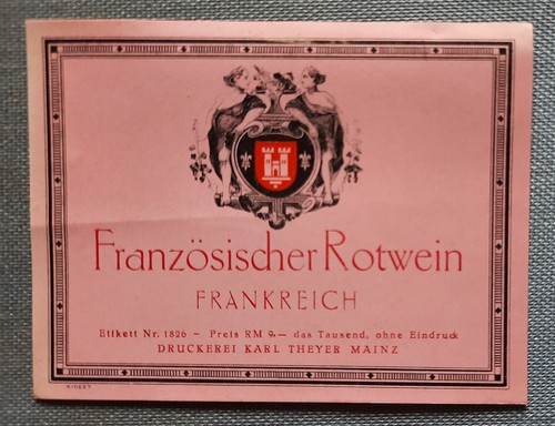 Altes flaschenetikett etikett - altes,