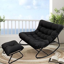 Schaukelstuhl mit Hocker