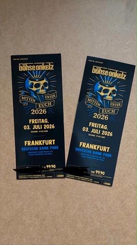 Böhse onkelz tickets 2026 - onkelz,