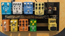 Gitarren Effekt Pedale mit Pedalboard und Tasche zum Transport