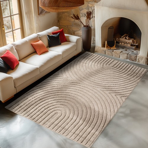 Teppich wohnzimmer skandi boho - skandi,