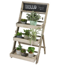 Blumenleiter Kräutertreppe Pflanzentreppe Blumenregal Blumen-Kräuter-Standregal